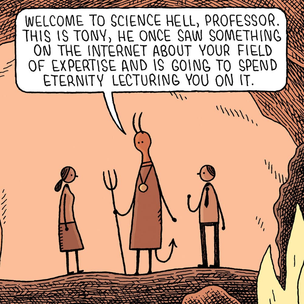 Credit: Tom Gauld (www.tomgauld.com). Please buy his books.