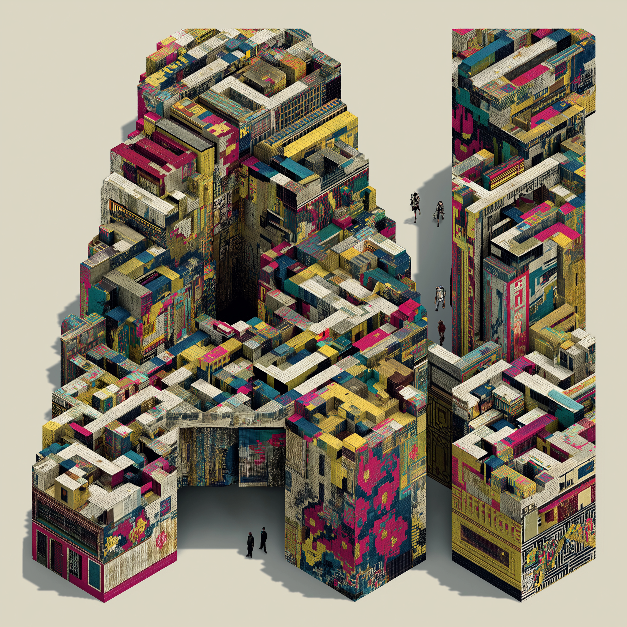 Abstract editorial illustration of an opaque AI black box.