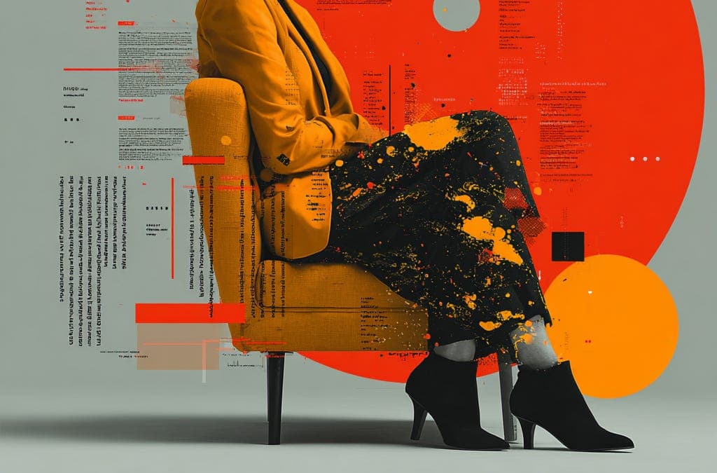 Editorial illustration of a boardroom weighing the pace of AI adoption.