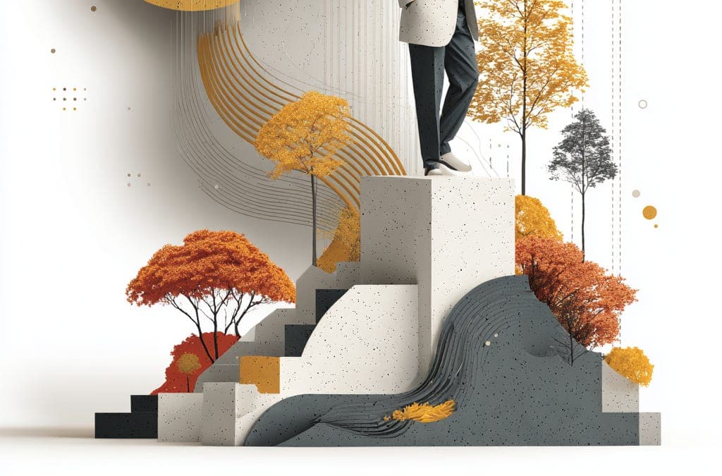 Editorial illustration for the executive prompting guide.